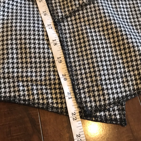 Contemporaine Houndstooth Open Face black White Blazer size 4 - Picture 8 of 9